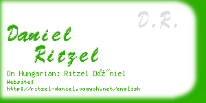 daniel ritzel business card